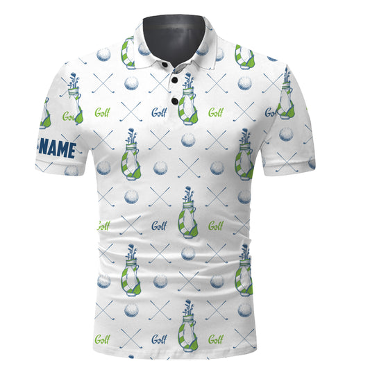 Men golf tops custom name pattern shirts personalized gifts for golf lovers NQS3429