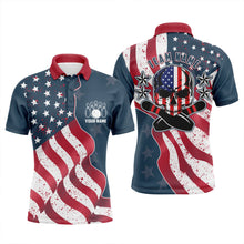 Load image into Gallery viewer, Custom bowling shirt for men – personalized team jersey front view