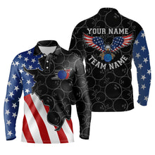 Load image into Gallery viewer, personalized bowling shirt for men – custom name design side view