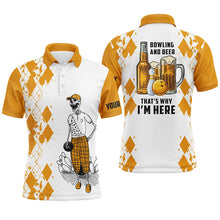 Load image into Gallery viewer, Custom bowling shirt for men – personalized team jersey front view