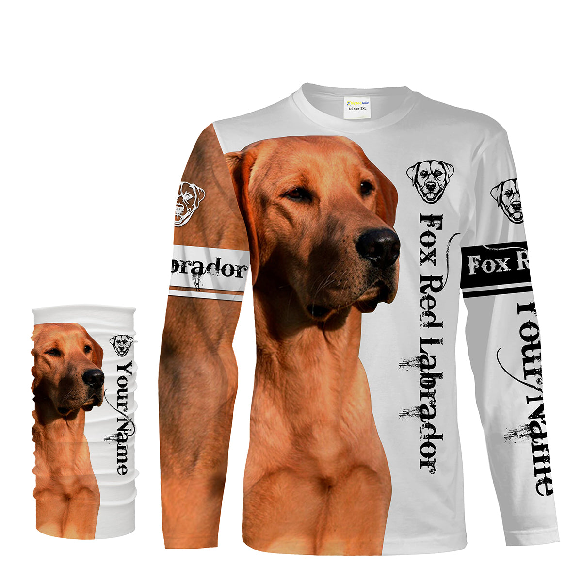Fox Red Labrador Retriever 3D All Over Printed Shirts, Hoodie, Tshirt - Gifts for Dog Lovers, Fox Red Lab Lovers FSD2448