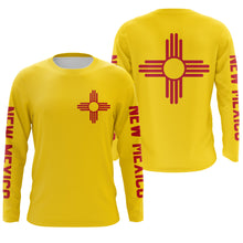 Load image into Gallery viewer, New Mexico Zia symbol custom UV protection Shirt, New Mexico flag Tee shirt Long sleeve for Men Women FSD3593