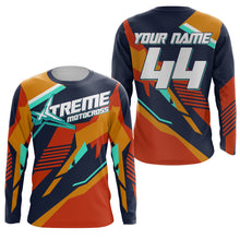 Load image into Gallery viewer, Extreme Motocross Jersey Youth Mens UPF30+ Custom Dirt Bike Shirt MX Racing Off-road Motorcycle NMS1399