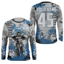 Load image into Gallery viewer, Extreme Motocross Jersey Custom Number Youth Men Dirt Bike Shirt MX Racing Motorcycle Off-road NMS1415