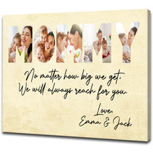Load image into Gallery viewer, Personalized Canvas - Mommy Custom Picture Canvas Wall Art| Gift for Mom T129