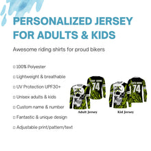 Load image into Gallery viewer, Skull MotoX Jersey Personalized Motocross UV Protective Dirt Bike Racing Motorcycle Racewear NMS1210