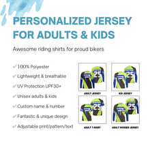Load image into Gallery viewer, Extreme Motocross custom jersey for men women kids dirt bike racing off-road motorcycle riders NMS1005