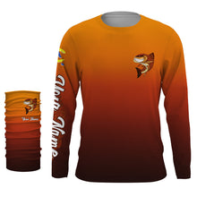 Load image into Gallery viewer, Redfish fishing custom name with angry Redfish ChipteeAmz's art UV protection shirts AT005