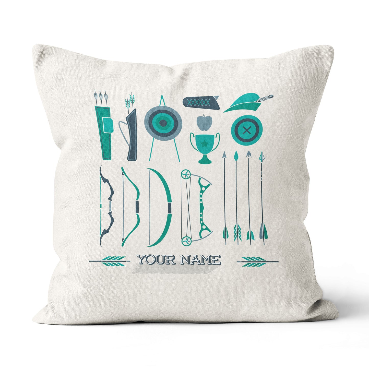 Personalized Set Archery Throw Pillow Custom Pillow Archery Gifts Ideas VHM0860