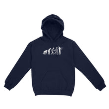 Load image into Gallery viewer, Hunting evolution, hunting gift for men hoodie TAD02