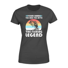 Load image into Gallery viewer, Custom name the man the myth the legend 1970s vintage retro personalized gift - Standard Women's T-shirt