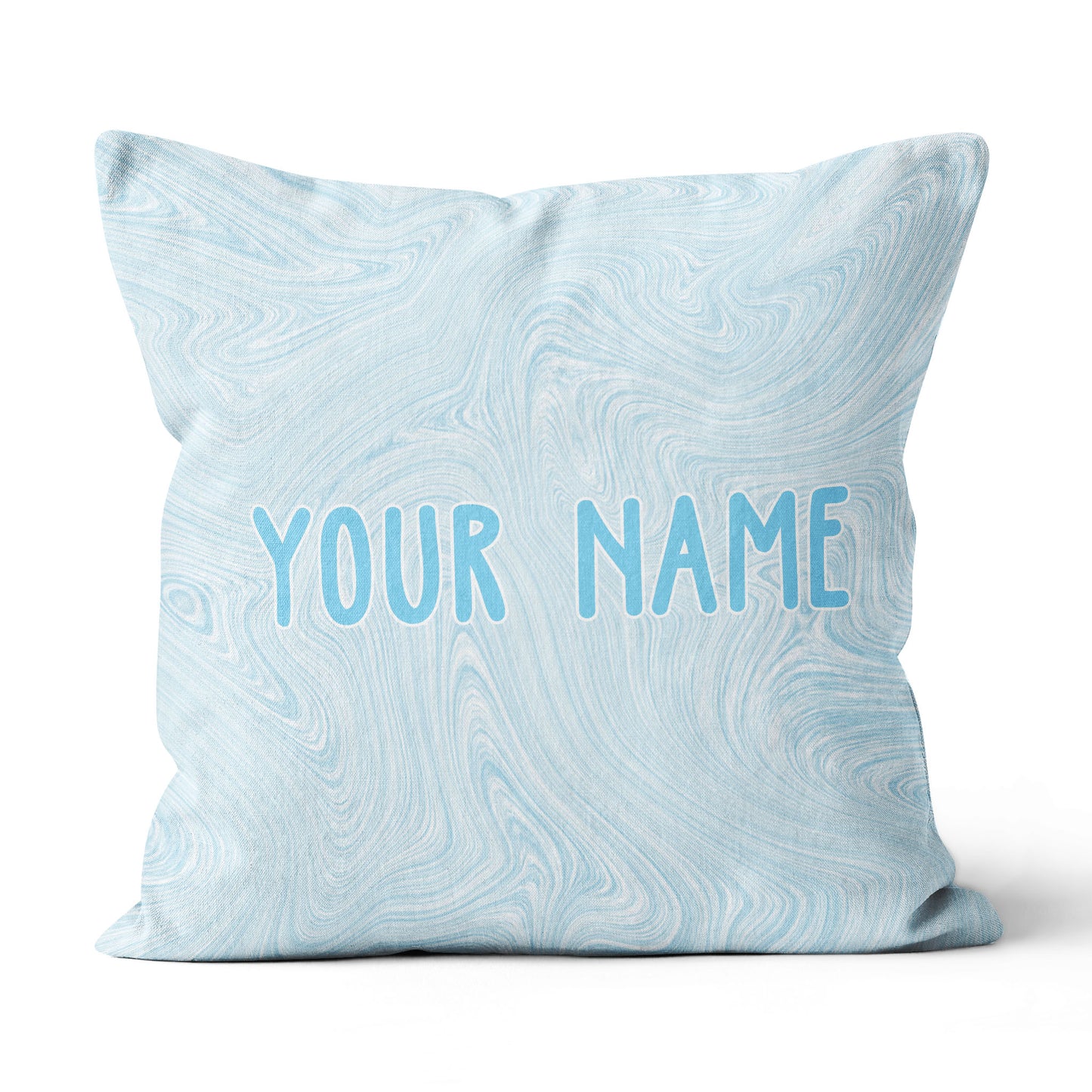 Blue Liquid Paints Custom Name Pillow Personalized Cool Golf Gifts LDT1131
