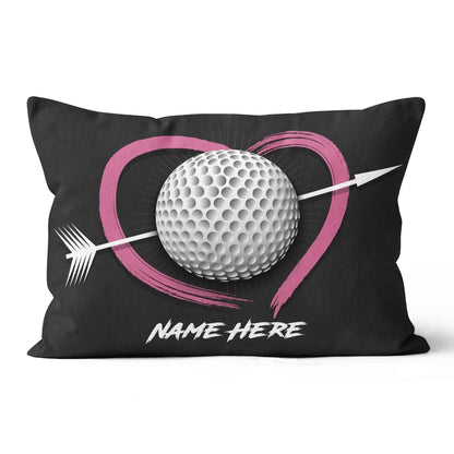 Custom Valentines Day Golf Gifts For Golfer Personalized Golf Pillow LDT1193