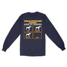 Load image into Gallery viewer, German Shorthaired Pointer Standard Long sleeve | Funny Guide to Training dog - FSD2406D08