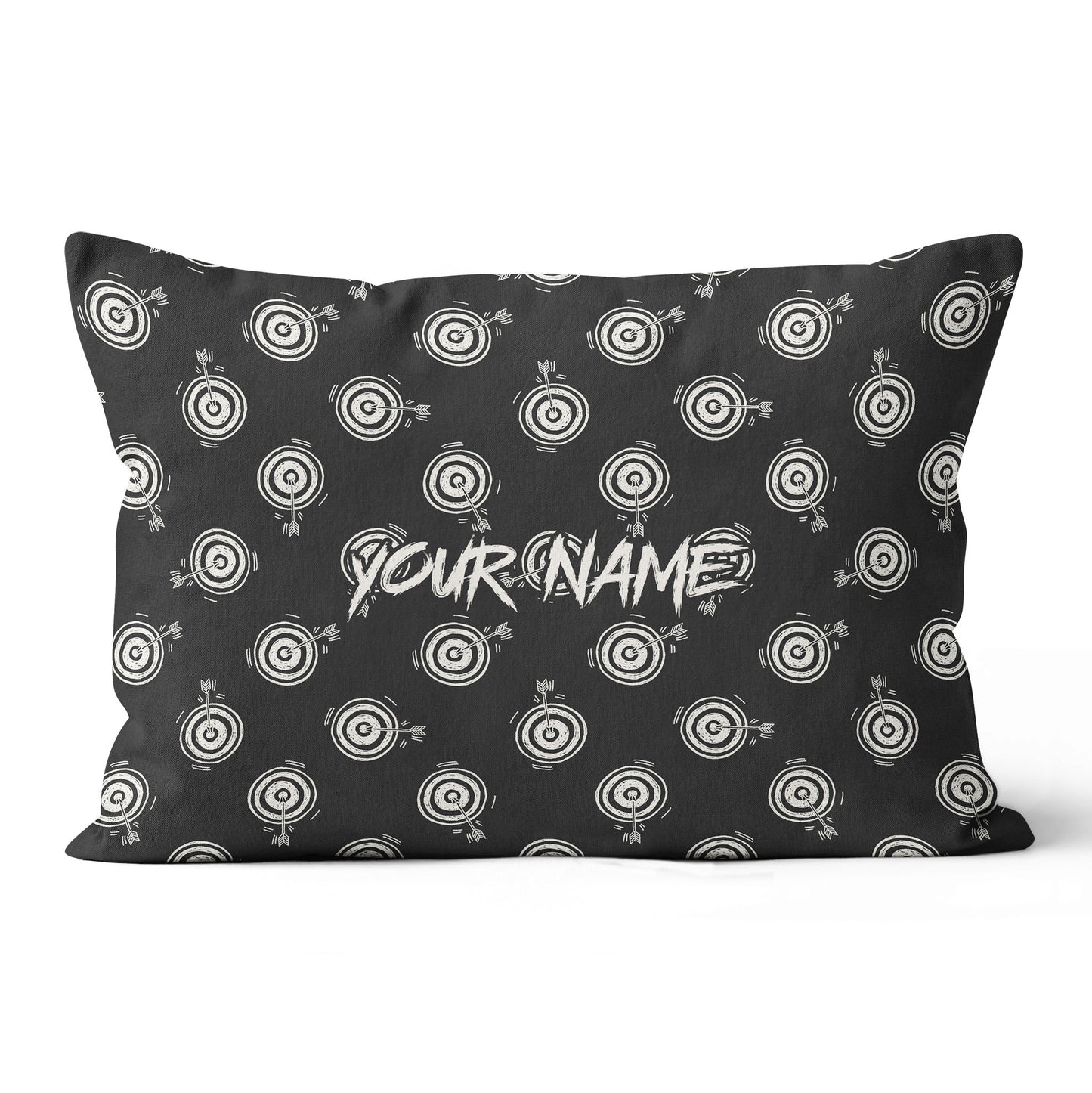 Personalized Black Doodle Archery Pillow Custom Gifts For Archery Lovers VHM0874