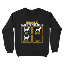 Load image into Gallery viewer, Beagle Standard Sweatshirt | Funny Guide to Training dog - FSD2404D08