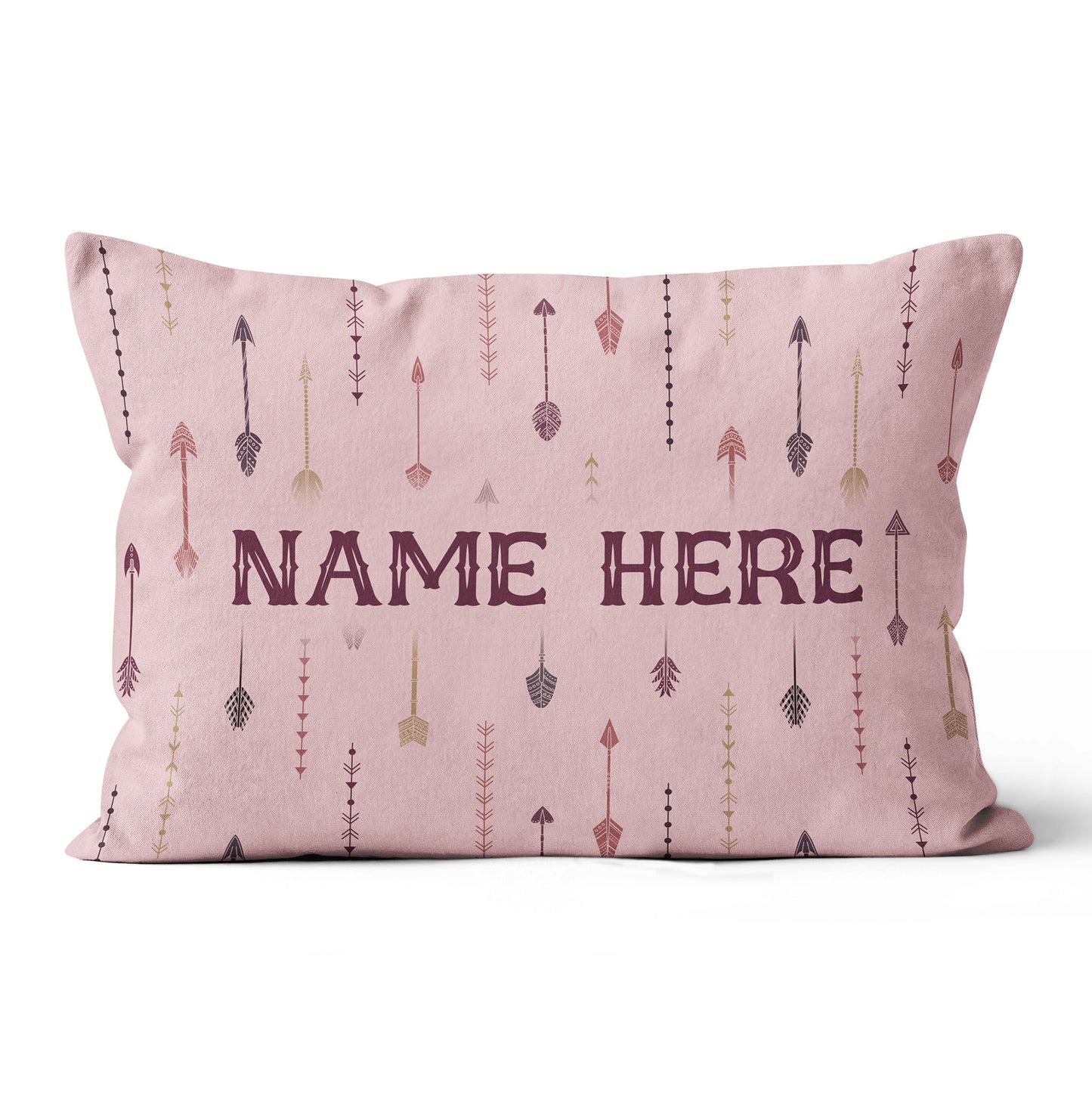 Archery Arrows Custom Pink Throw Pillow, Best Cute Valentines Gifts Idea TDM0872