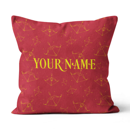 Personalized 3D Red Bow Arrow Archery Pillow Custom Archery Gifts Ideas VHM0872