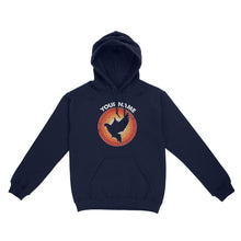 Load image into Gallery viewer, Dove Retro Vintage Sunset Custom Name Shirt, Dove Hunting Shirt, Gift for Dove Lover, Bird Lover Standard Hoodie FSD2351D08