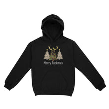 Load image into Gallery viewer, Deer, Elk, Moose hunting Merry Rackmas hunting gift for men Hoodie TAD02