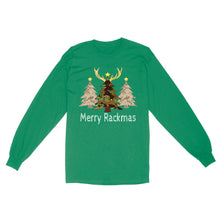 Load image into Gallery viewer, Deer, Elk, Moose hunting Merry Rackmas hunting gift for men Long Sleeve TAD02