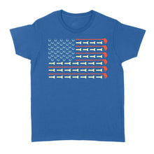 Load image into Gallery viewer, Golf Ball vintage American flag Golf Club, gifts for golf lovers D06 NQS3313 Golf Women's T-shirt