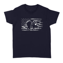 Load image into Gallery viewer, Coon hunting American flag, racoon hunter shirt NQSD241 - Standard Women's T-shirt