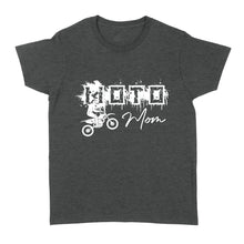 Load image into Gallery viewer, Moto Mom T-shirt, Cool Biker Mom Women Shirt, Motorcycle Shirt for Mom Mother's Day Gift, Motocross Mom NMS336