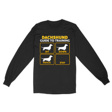Load image into Gallery viewer, Dachshund Standard Long Sleeve | Funny Guide to Training dog - FSD2407D08